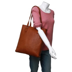 Saccoo Mondro Schultertasche cognac